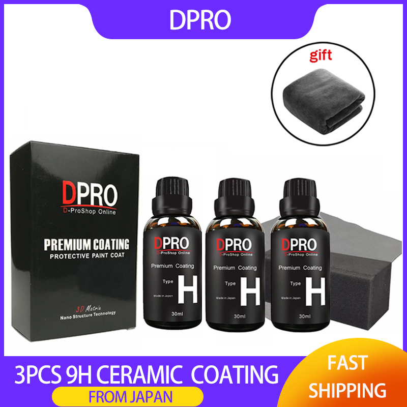 Nano Liquid Coating - 3 Buah 9H Kaca Cair Lapisan