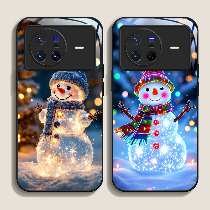 Oppo Find X8 - Casing Ponsel Kaca Tempered Pola Manusia