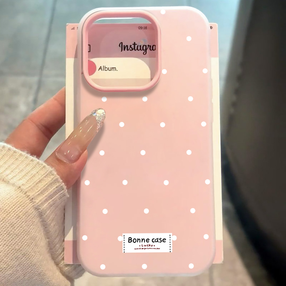 Samsung Galaxy A55 - Casing Polka Dot Prancis INS Untuk