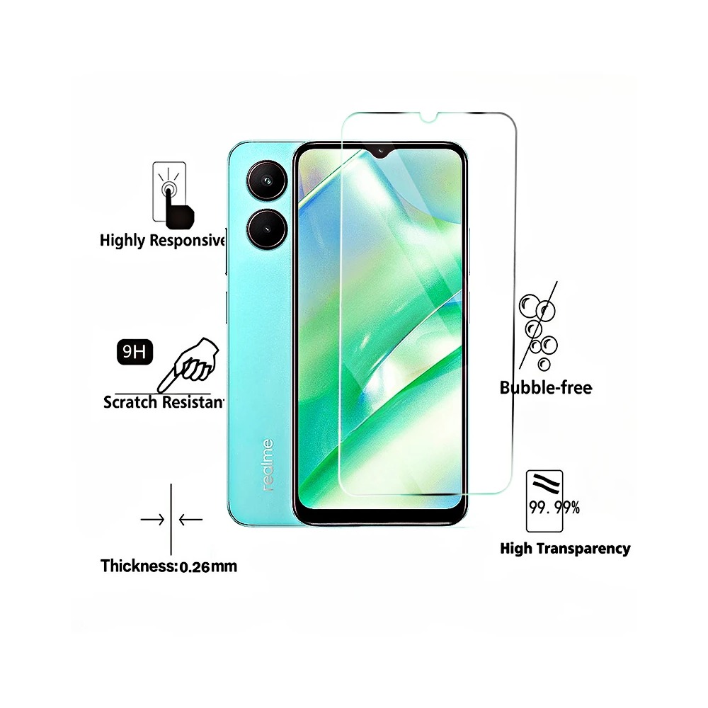 4 buah pelindung layar kaca te - Realme C67 ulasan dan harga