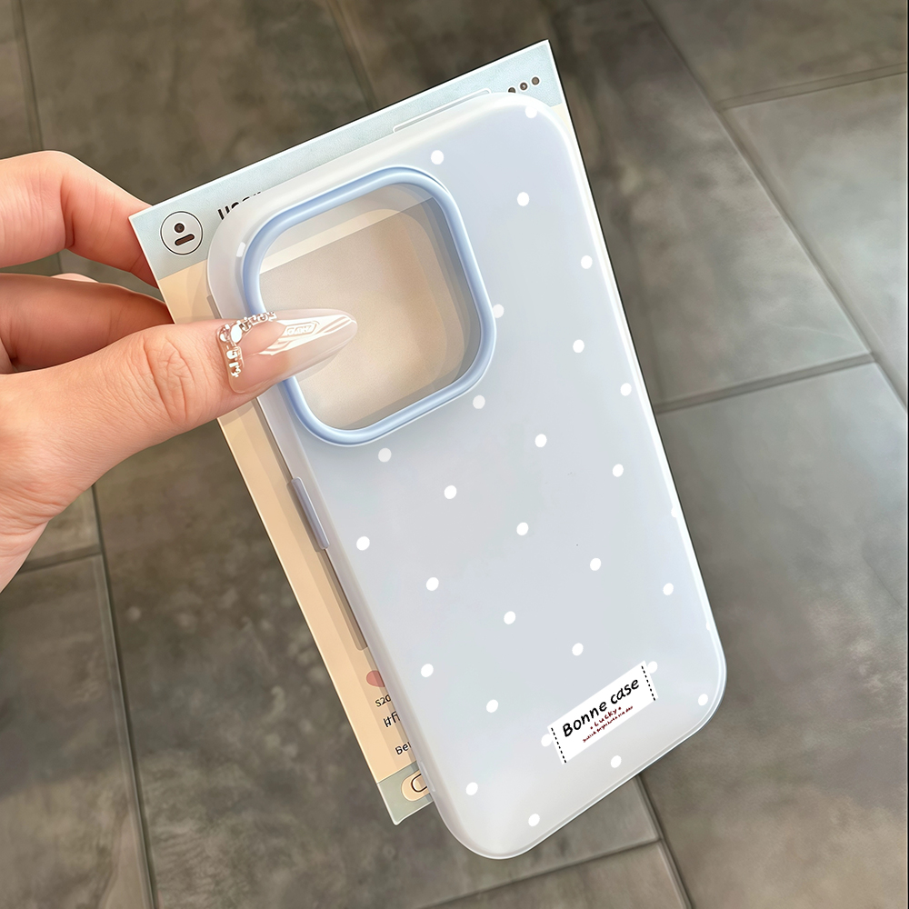 Casing Polka Dot Prancis INS U - Samsung Galaxy A55 ulasan dan harga